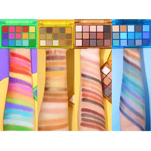 15-Color Glass Sugar Eyeshadow Palette Pearlescent Matte Crispy Rice Eyeshadow