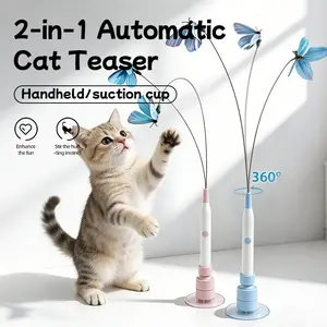 Cats teaser wand Toy Featuring Suction Cup Texture Practical for Safe Own Play Ensuring Long Service Entertainmen