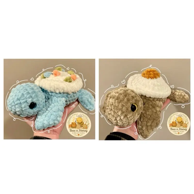 Crochet Breakfast Turtle