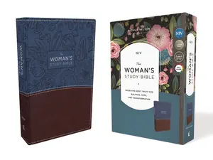 NIV, The Woman's Study Bible, Leathersoft, Blue/Brown, Full-Color, Red Letter: Receiving God's Truth for Balance, Hope, and Transformation by Dorothy Kelley Patterson||Rhonda Kelley||Thomas Nelson [Leathersoft Book]