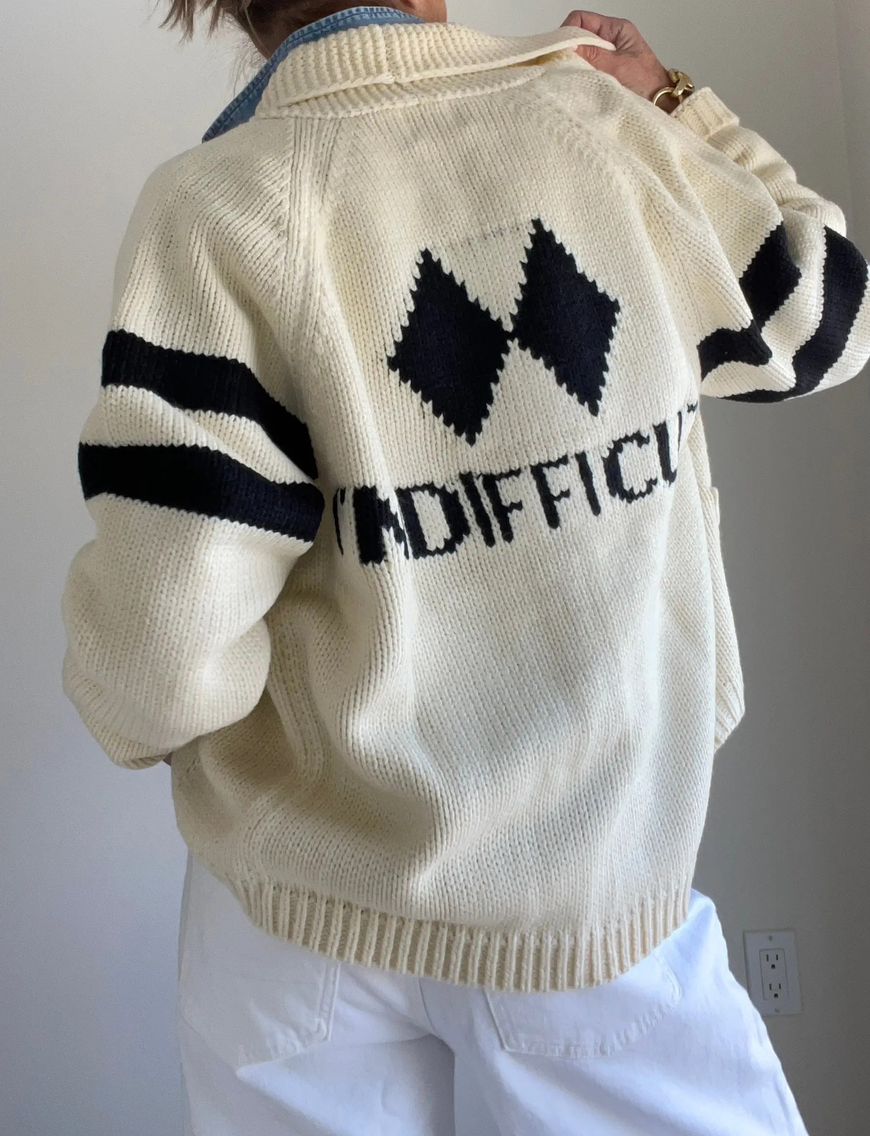 I'm Difficult Varsity Cardigan