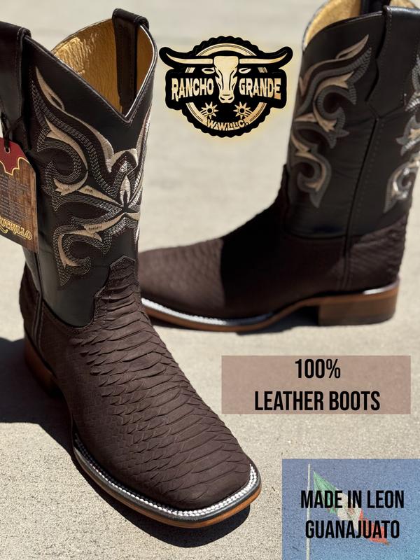 Men's Western Boots Piton Moka