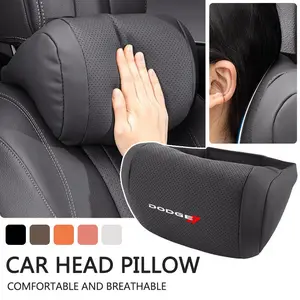 1Pc Car Seat Headrest Neck Pillow Travel Neck Rest Neck Pillow Cushion Support Protection For Dodge Challenger Charger Journey Ram Durango SRT Dart Journey Avenger Accessories