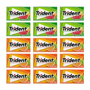 Trident Sugar-Free Gum Variety Pack - 210 pieces! Refreshing Watermelon & Tropical Twist flavors!