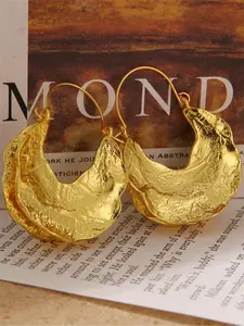 1 Pair Retro Punk Water Drop Heavy Metal Alloy Earrings, Suitable For Women's Daily Decoration