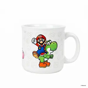 Super Mario - Mario & Yoshi Camper Ceramic Mug (20oz)