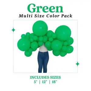 Green Balloon Pack with Optional Add-Ons