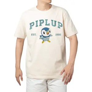 Pokémon PIPLUP Shirt, Pokemon Outfit, Anime T-Shirt, Pokemon gifts for Kid, men and Women