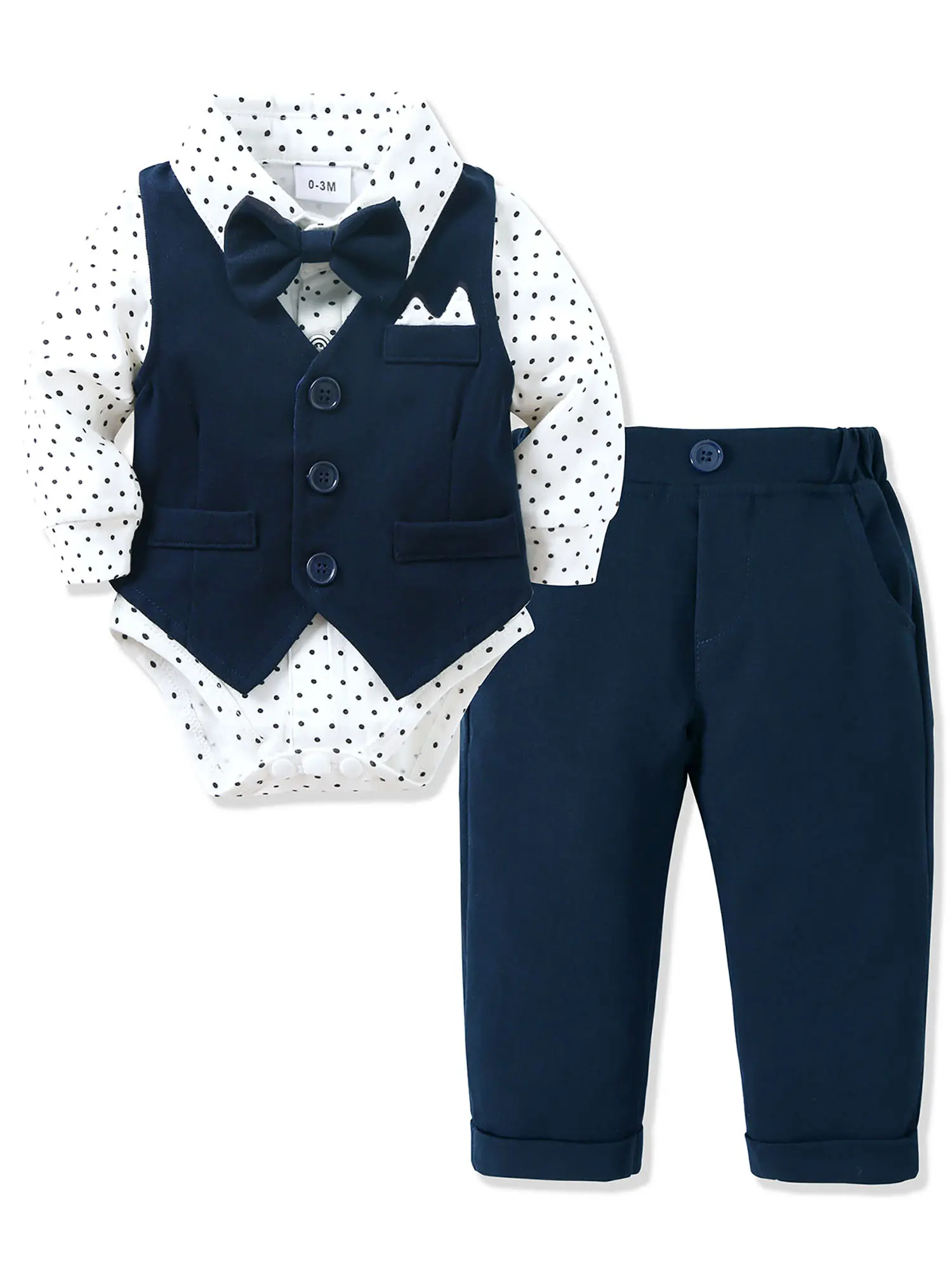 Baby Boy Suits 0-24 Months Infant Cute Clothes Set Gentleman Outfits Formal Dress Shirt Bowtie Vest Pants 4pcs Set Baby Party Baptism Wedding Halloween Suits - TikTok Shop Baby Boy Suits 0-24 Months Infant Cute Clothes Set Gentleman Outfits Formal Dress Shirt Bowtie Vest Pants 4pcs Set Baby Party Baptism Wedding Halloween Suits - TikTok Shop
