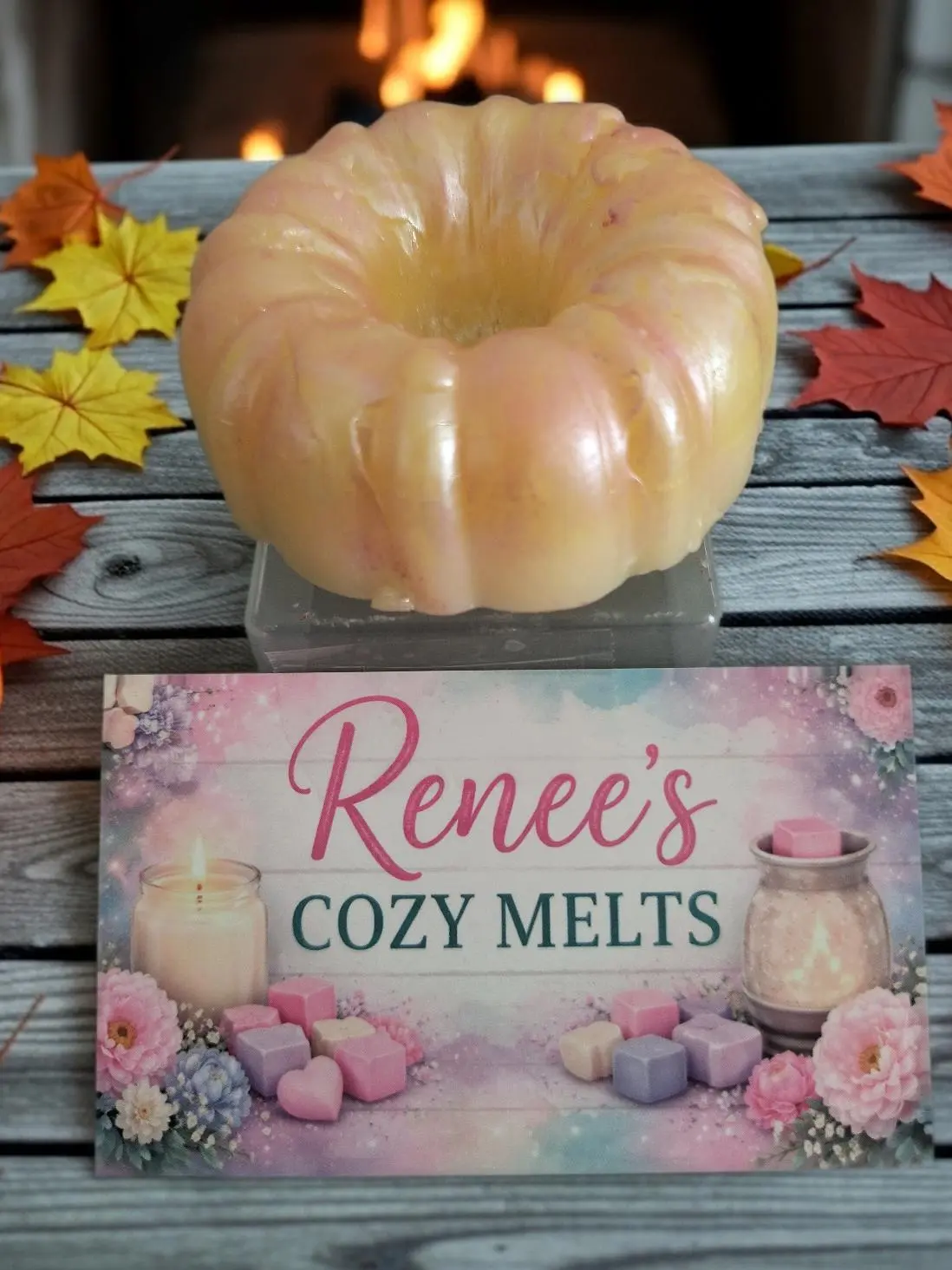 Autumn Bundt Cake Home Fragrance, Long-Lasting Scented Decor for Living Room, Bedroom