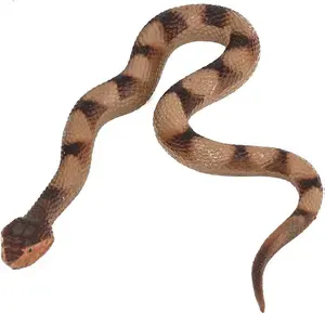 Realistic Fake Snakes Toy Lifelike Soft Rubber Garden Snake Scare Birds and Squirrels Tricky Model Snake Toys for Gift Party Favors or Halloween Decoration Props