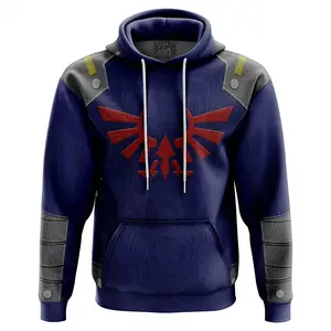 Zelda Shield Style Zelda Hoodi - Ape Zip Hoodie - Hoodies Japanese Anime Style Zip Up Hooded Sweatshirts Men Women Fashion Y2k Oversized Pullovers