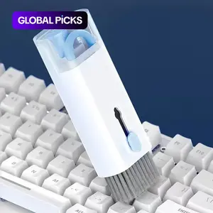 7-in-1 Keyboard Cleaning Tool, Multifunctional Dust Removal Brush for Phone, Earphones, Computer, Laptop Cleaner for Watch, Camera & Lenses #GLOBAL PICKS