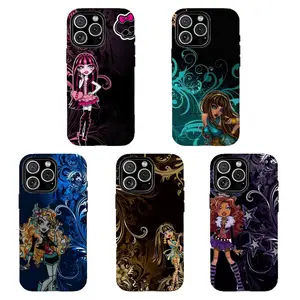 Y2K M0nster H1gh girl phone case,Spooky Y2K gift cover,Tough phone case,for iPhone 17 16 15 14 13 12 11 Pro Max for Samsung S21 S22 S23 S24 S25 S26 Plus Ultra,The Best Gift for Yourself,Partner,Friends, and Family, Phone Accessories