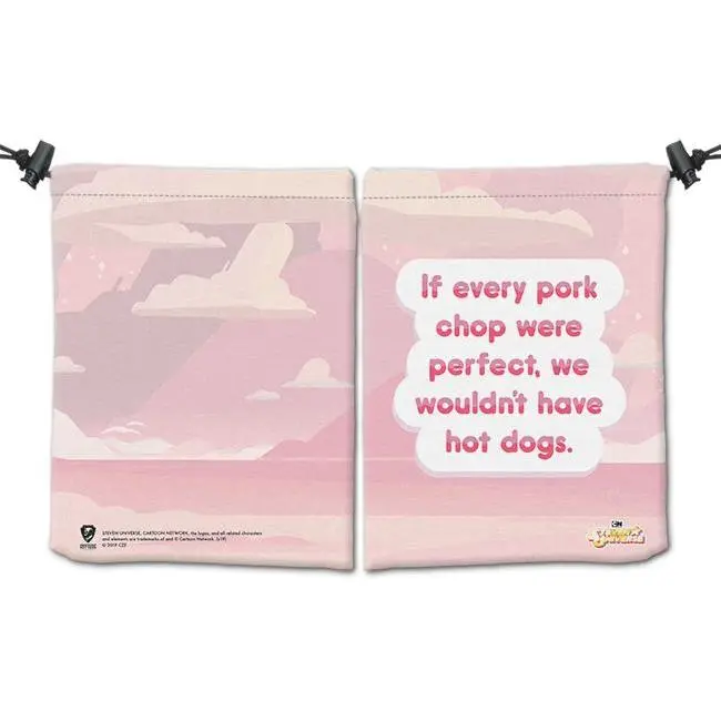 Steven Universe Pork Chop Drawstring Organizer Bag, Multi-Purpose Storage Bag for Dice Organization, Storage Bags