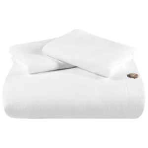 Superior Cotton Linen Blend 3-Piece Duvet CoverSet,F/Q