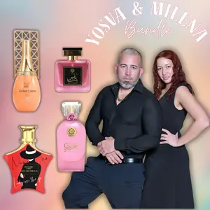 Yosva Bundle | Abyat Bint Paris + Abyat Shanghaf Al Ward + Perfume Capital Sunset Creme + Perfume Capital Lady On The Go | Women's Fragrance | 100 ML | Eau De Parfum | Salt - Ozonic Notes & Turkish Rose
