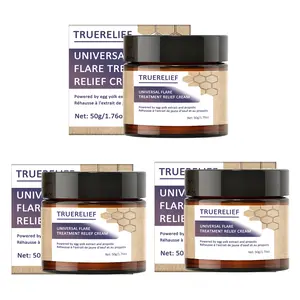 TRUERELIEF Universal Flare Care Drawing Salve - Boils, Cysts, Hemorrhoids, Pilonidal Cyst, Abscess - Soothing Relief with Propolis & Egg Yolk Extract, Gentle Formula for Dry & Friction-Prone Zones