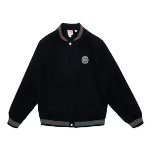 Supreme Men's LACOSTE Wool Varsity Jacket Black, from StockX
