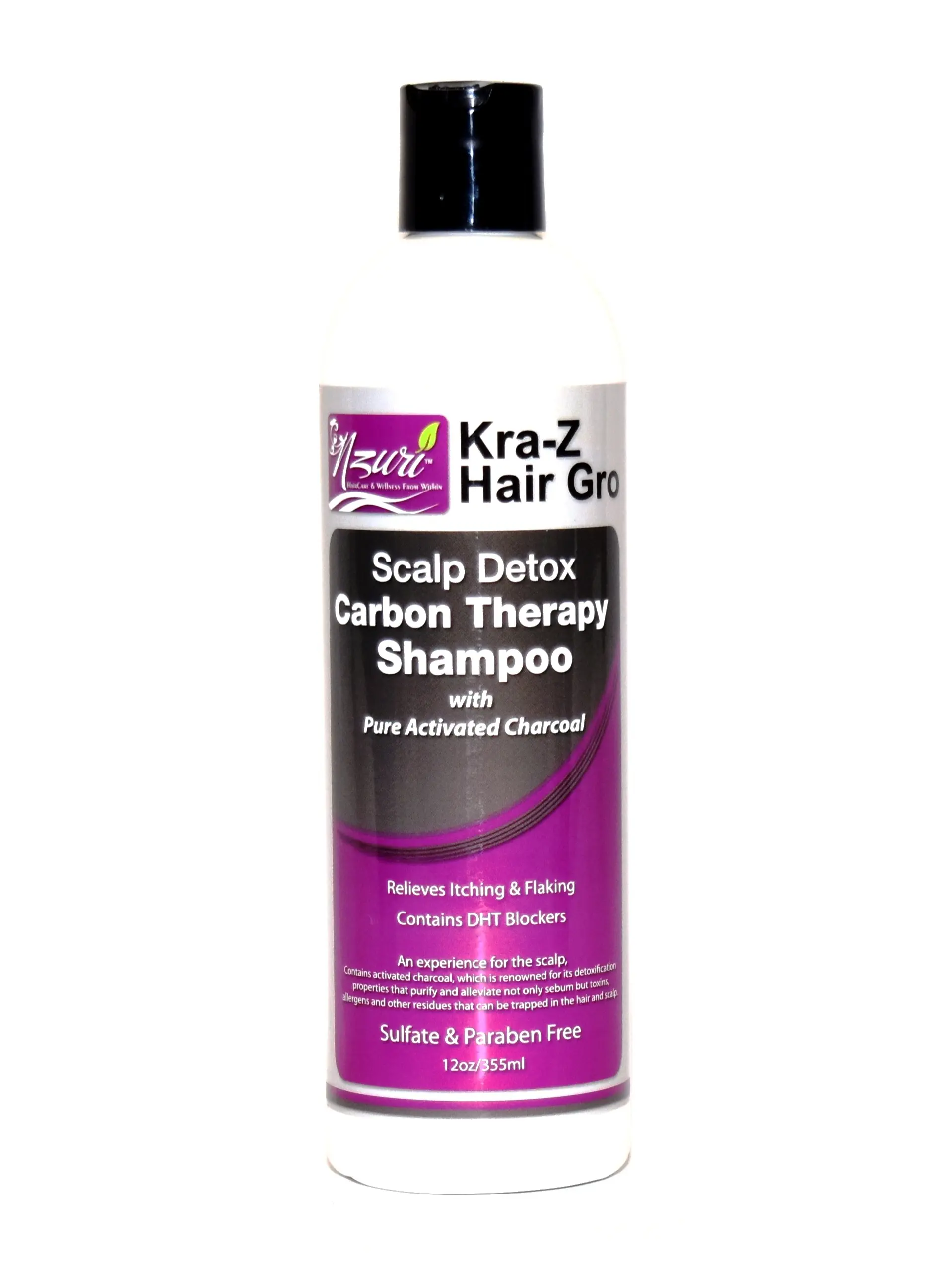 Nzuri Kra - Z Hair Scalp Carbon Therapy Shampoo Seborrheic Dermatitis 12oz