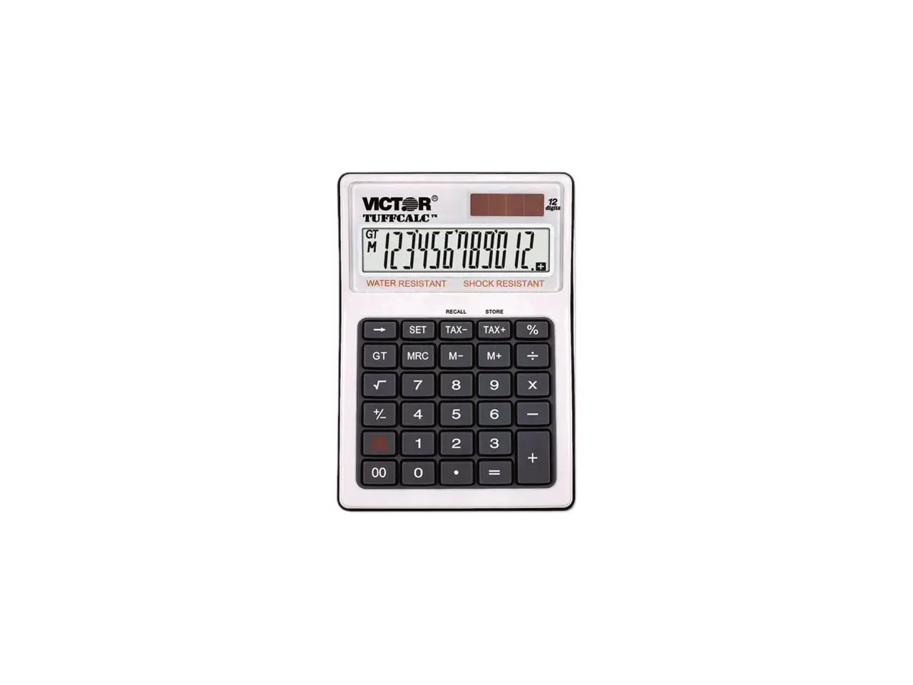 Victor 99901 12 Digit Water and Shock Resistant Calculator with Tax Keys