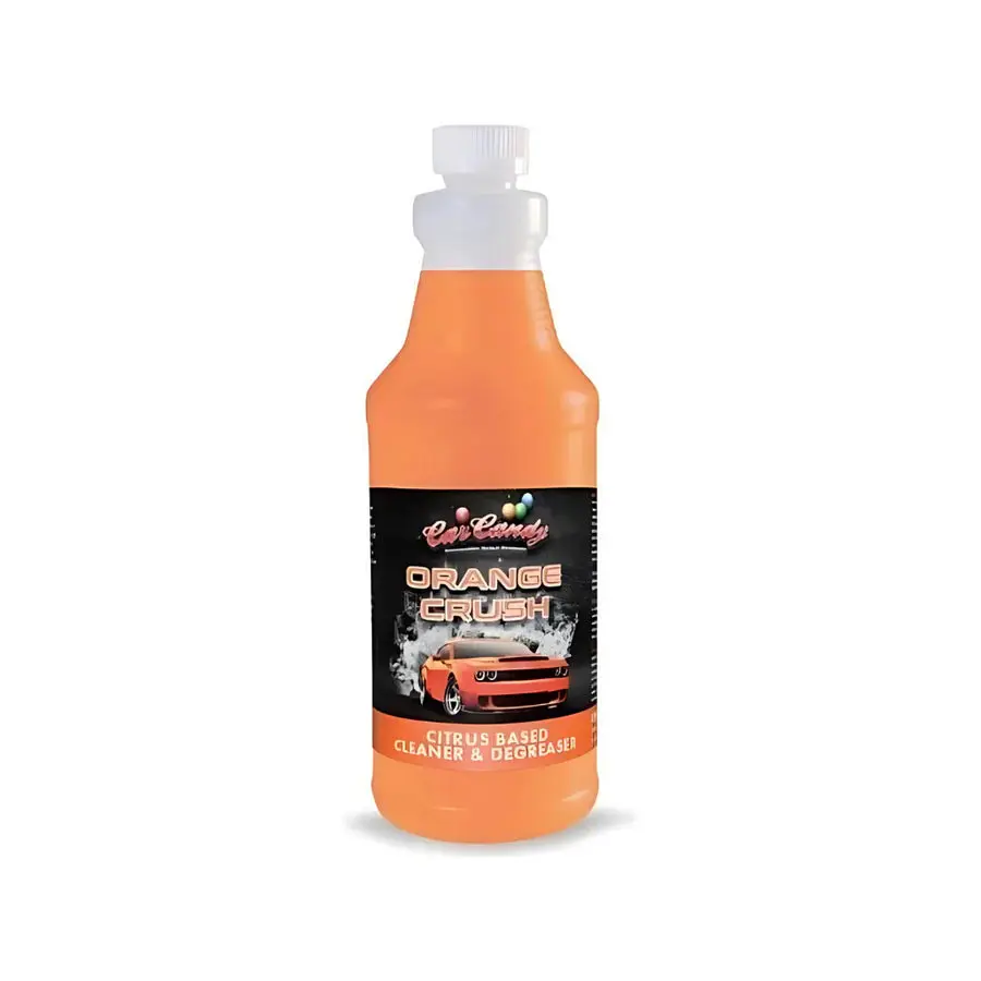 Car Candy Orange Crush Citrus-Based Cleaner & Degreaser for Automotive Engine Care, Car Washing & Maintenance
