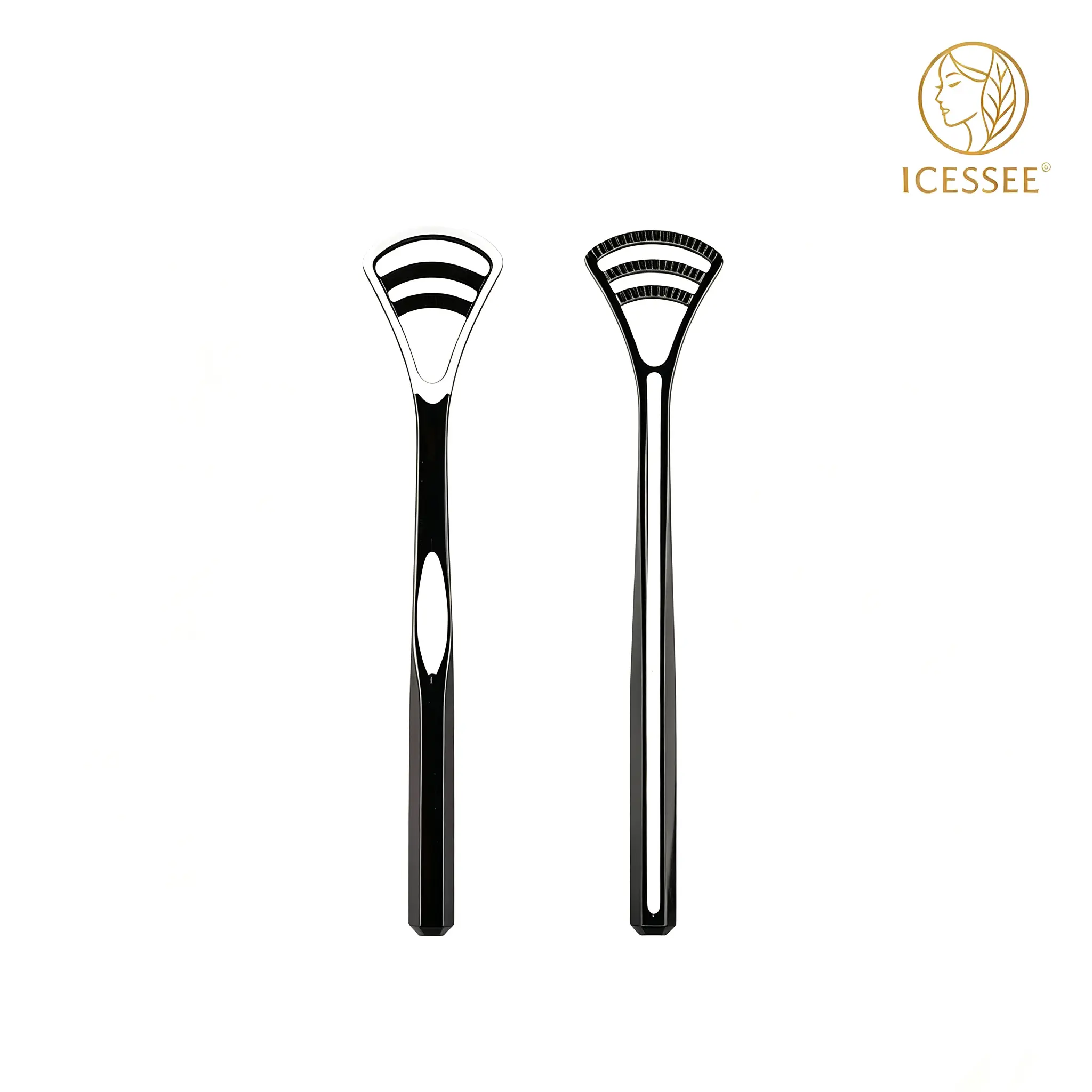 ICESEE 6‑Pack Soft Silicone Tongue Scraper Set, U‑Shaped Gentle Oral Care Cleaner for Adults & Kids, Gag‑Free for Fresh Breath