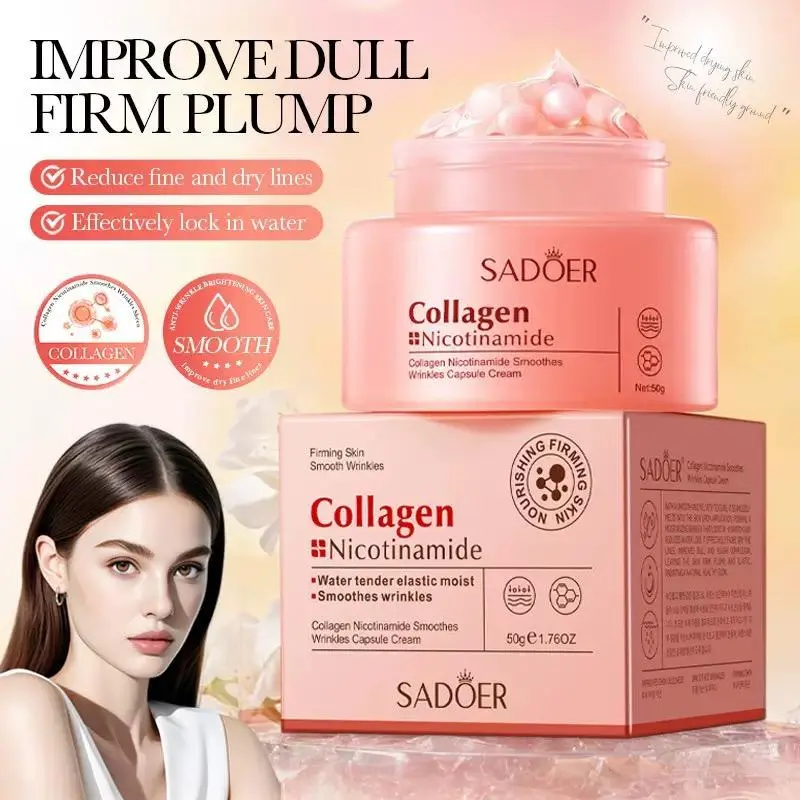 Korean Brightening Cream | Collagen & Vitamin C Moisturizer | Advanced Radiant & Firming Formula | Deep Hydrating K-Beauty Facial Care for Glowing Skin