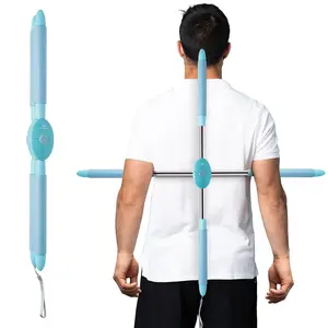 Posture corrector,hunchback corrector,yoga stick, Stretching Tool For Humpback Correction, Retractable Design for Adult and Child(Pink)