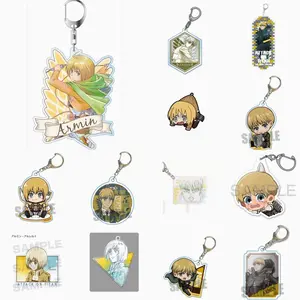 41 Styles Anime Arlert Armin Keychain Doll Game Armin Arlert Acrylic Keyring Pendant for Gift
