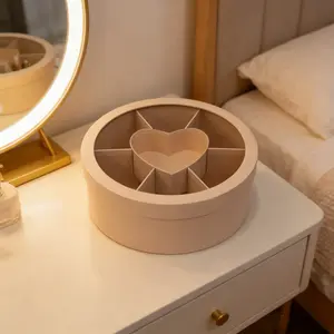 1count Round Fruit Box, Valentine's Day Gift Box for Girlfriend, Sweet Candy Chocolate Holiday Gift Box, Perfect Present for Special Occasions