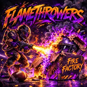 Fire Factory Flamethrowers! Full Size Replica Helmets. Case of 4