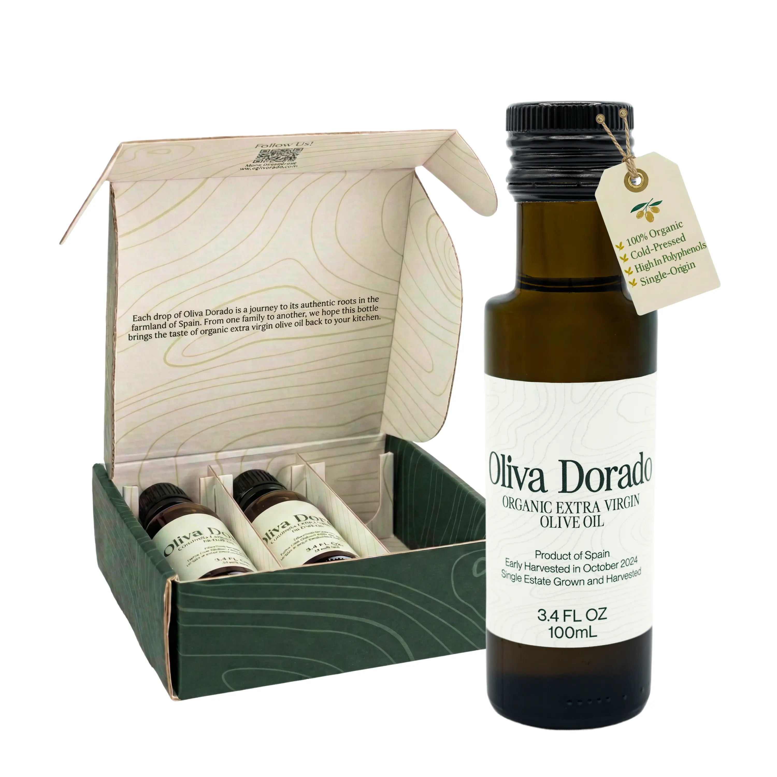 Organic Extra Virgin Olive Oil - Mini Bottle