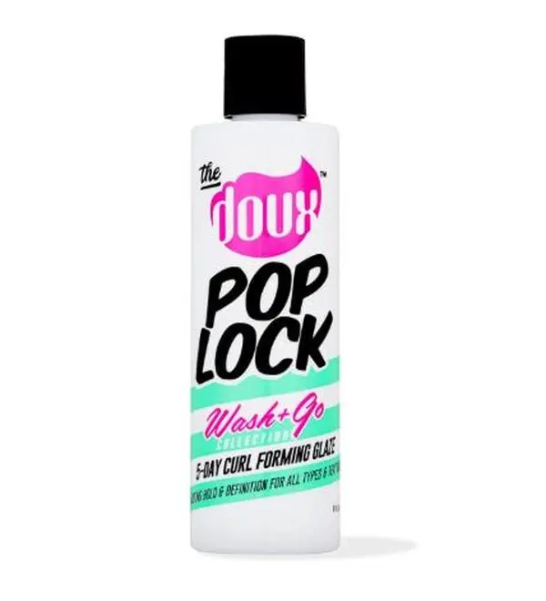 The Doux POP LOCK 5-Day Forming Glaze - Curl Enhancing Hair Products - Contains Honey and Argan Oil