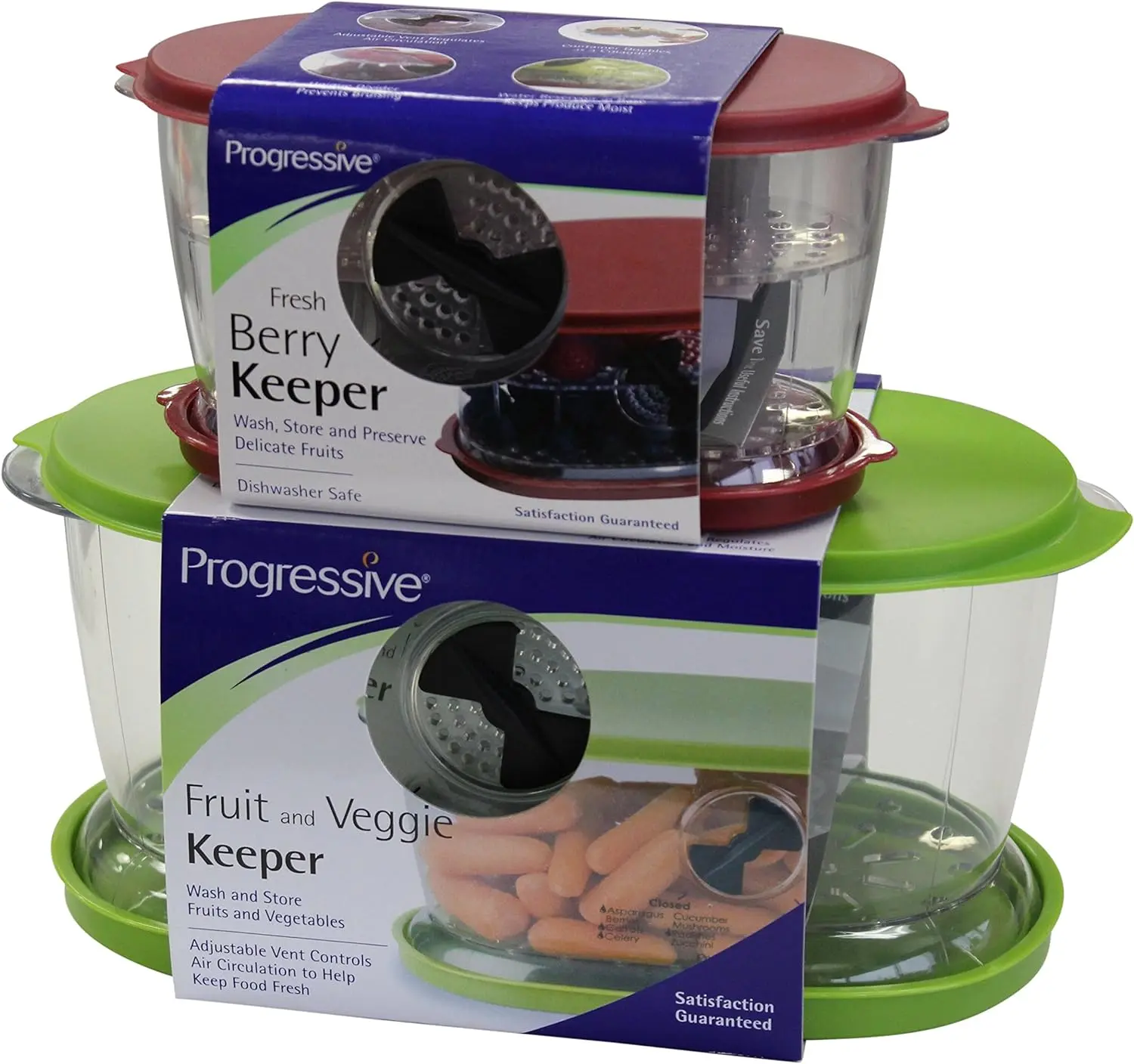 progressive 1 X Berry Fruit & Veggie Keeper Set
