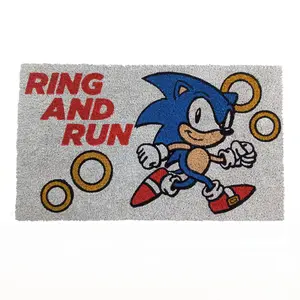 Sonic The Hedgehog - Ring And Run - Doormat