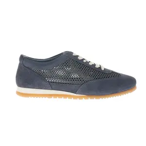 Seychelles Womens Naples Suede Mesh Lace Up Sneakers Shoes Casual - Blue