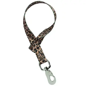 Weaver Leather Nylon Horse Bucket Strap with Nickel Plated Snap - 1" Wide x 22" Long Leopard