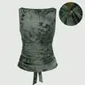 【Black Friday】Women's Slim Fitting Sleeveless Tie Back Breathable Mesh Lightweight Tank Top, Summer Elegant Butterfly Floral Printed Sleeveless Top, Comfortable & Stylish Women's Clothing