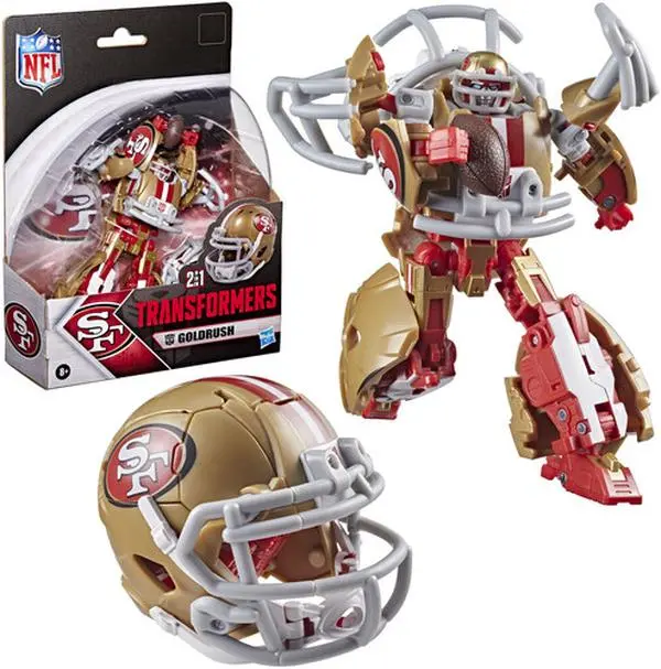Transformers x NFL - San Francisco 49ers - Goldrush Helmet Action figurine/statue  [COLLECTIBLES] Action figurine/statue