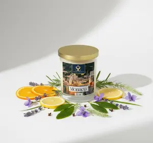 Monaco - Scented Organic coconut Wax Candle