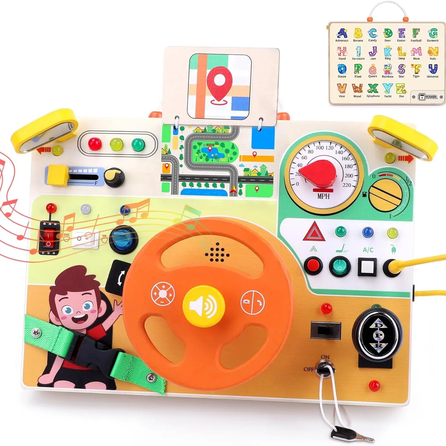 Steering Wheel Busy Board