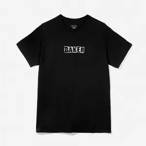 No Brand Baker Skateboards Soft and Breathable T-Shirt for Men, Halter Neck, Loose Fit, Short Sleeve, Machine Washable