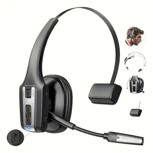 Wireless Bluetooth Headphones Earbuds, Electronic Audio Accessory for Truck Drivers, Call Noise Cancellation, Portable, Lightweight, Stylish, Type-C Charging, Black, 2-Device Simultaneous Connection, Multi-Platform Compatible, Headphones Bluetooth