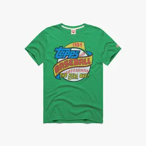 Topps Baseball 1984 T-Shirt Green by Homage - XL