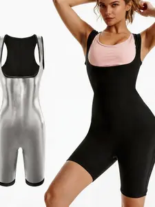 Women's Sports Shaping Bodysuit for Gym & Running, Fitness Sauna Bodysuit, Tight-Fitting Workout Suit for Exercise, Stylish Ladies Activewear, Sporty Comfy Jumpsuit, Workout Jumpsuits, Sportswear Jumpsuit, Tight Yoga Jumpsuit