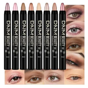 evpct 8Pcs Cream Eyeshadow Stick Set for Women, Metallic Mauve Light Pink Nude Brown Copper Beige Silver Gold Rose Shimmer, Silky Matte Shimmer Eyeshadow Applicator Sticks Eye Makeup sombras para ojos