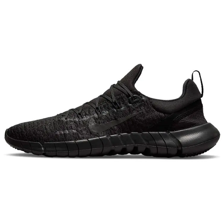 Nike Free Run 5.0 Black Off Noir Durable Non-slip Low Top Running Shoes Men's CZ1884-004