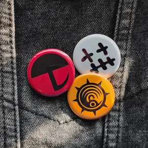 Gachiakuta Enjin Button Pins, Colorful Meme Pin Buttons For Clothes, Bags, Backpack, Hats, Jeans, and More, Funny Bag Accessories!