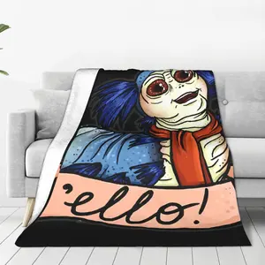 Ello Labyrinth Worm Classic Daily Blanket for Relaxing Bedroom Naps, Travel Breaks, And Comfortable Lifestyle Moments Indoors Or Outdoors Suitable for beds and sofas can also be given as a gift